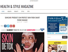 Tablet Screenshot of healthandstylemag.com